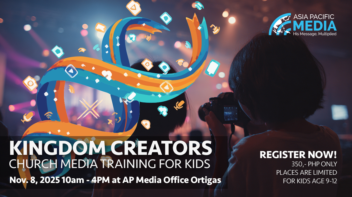 Poster for Kingdom Creators Church Media Training for Kids